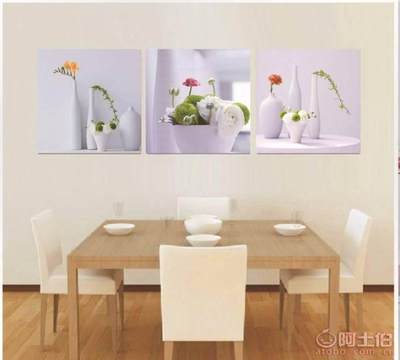 深圳龍崗愛鳳油畫店 一站式直銷批發，現代客廳餐廳無框裝飾畫與植物花卉掛畫精選